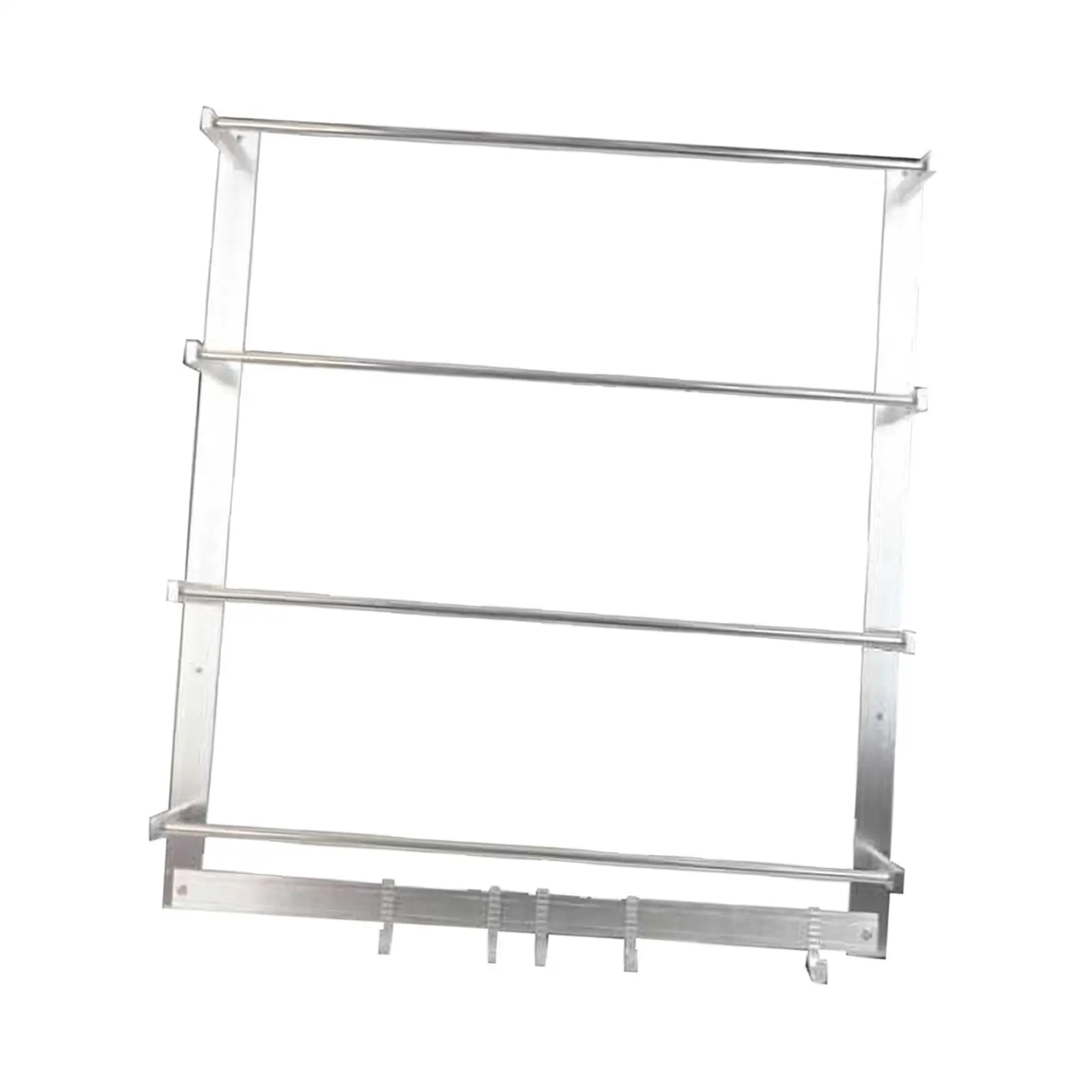 Ribbon Rack with Hooks Ribbon Storage Organizer for Flower Store Cake Shop