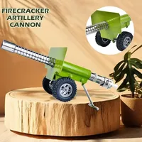 Artillery Model Decorative Realistic Heavy Duty Metal Alloy Mini Artillery Figurine Miniature Artillery Launcher Statue