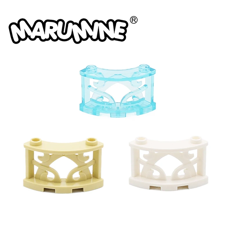 Marumine โมเดลอิฐบล็อกรั้ว3x3x2 41823 30ชิ้นสำเร็จรูปบ้านในเมืองถนน DIY อุปกรณ์อาคาร Moc