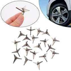 20Pcs Car Tyre Puncture Nail Carbon Steel Mini Anti-theft Auto Triangle Portable, Lightweight Automotive Tire Puncture Spikes