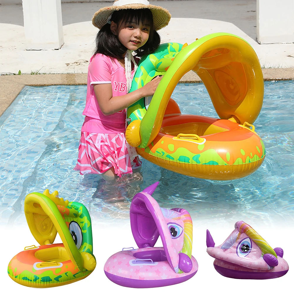 Baby Swim Ring Water Play Tube Inflatable Swimming Seat Thickening Water Hammock Bathtub Beach Game Water Amusement Equipment