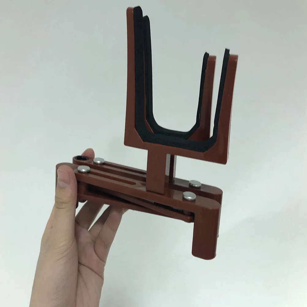 

Violin Display Rack Stand Fiddle Floor Holder Fall to The Ground Foldable Coffee Support