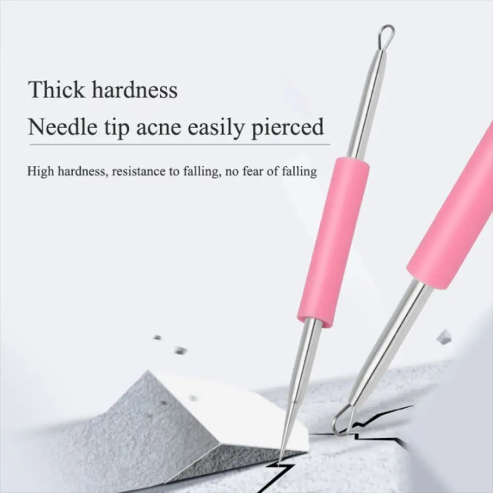 Head Blackhead Remover Tool Facial Pore Cleaner Acne Pimple Extractor Pimple Removing Blackhead Acne Needle Acne Remover Needle