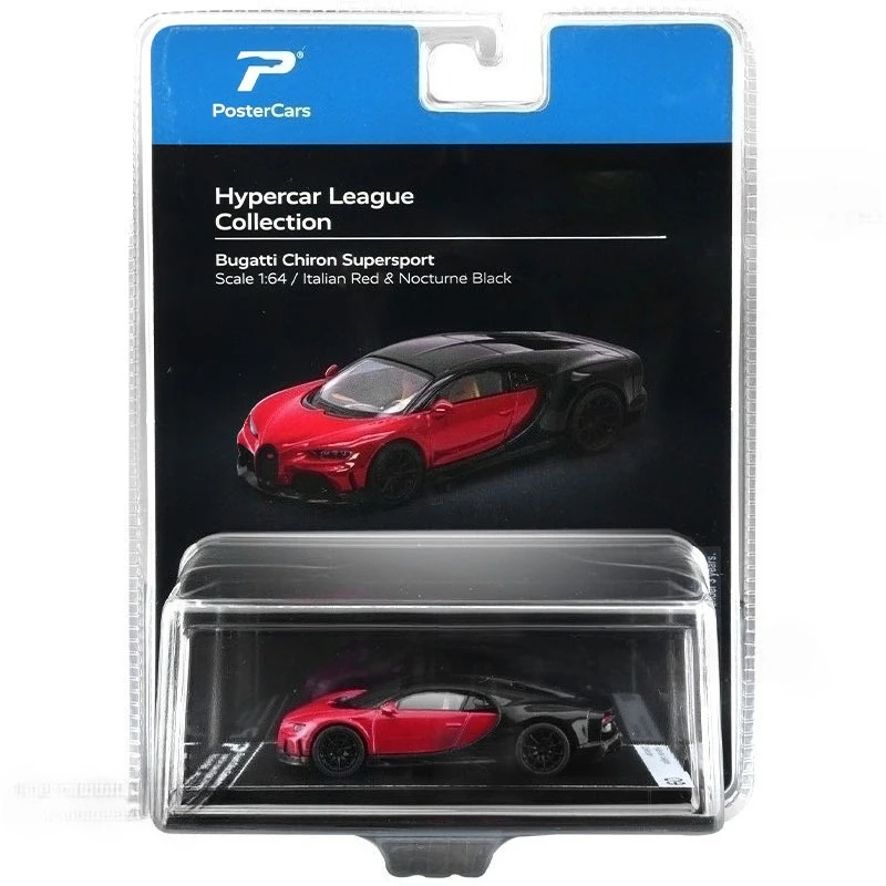 ملصق سيارات محاكاة 1/64 تشيرون Supersport نموذج سيارة لعبة معدنية سيارة الأطفال الصبي هدية جمع هواية مصغرة Voiture