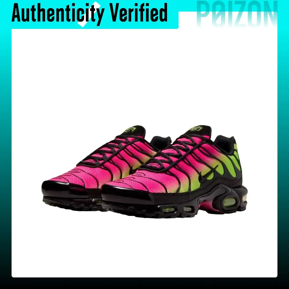 Nike Air Max Plus Zapatillas deportivas informales transpirables con soporte unisex rosa verde DM0032-027