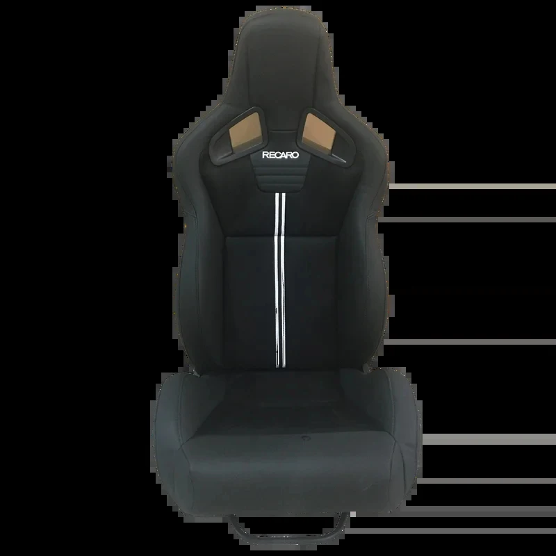 High Quality Adjustable PVC Suede Racing Bucket Seats Universal Custom Color