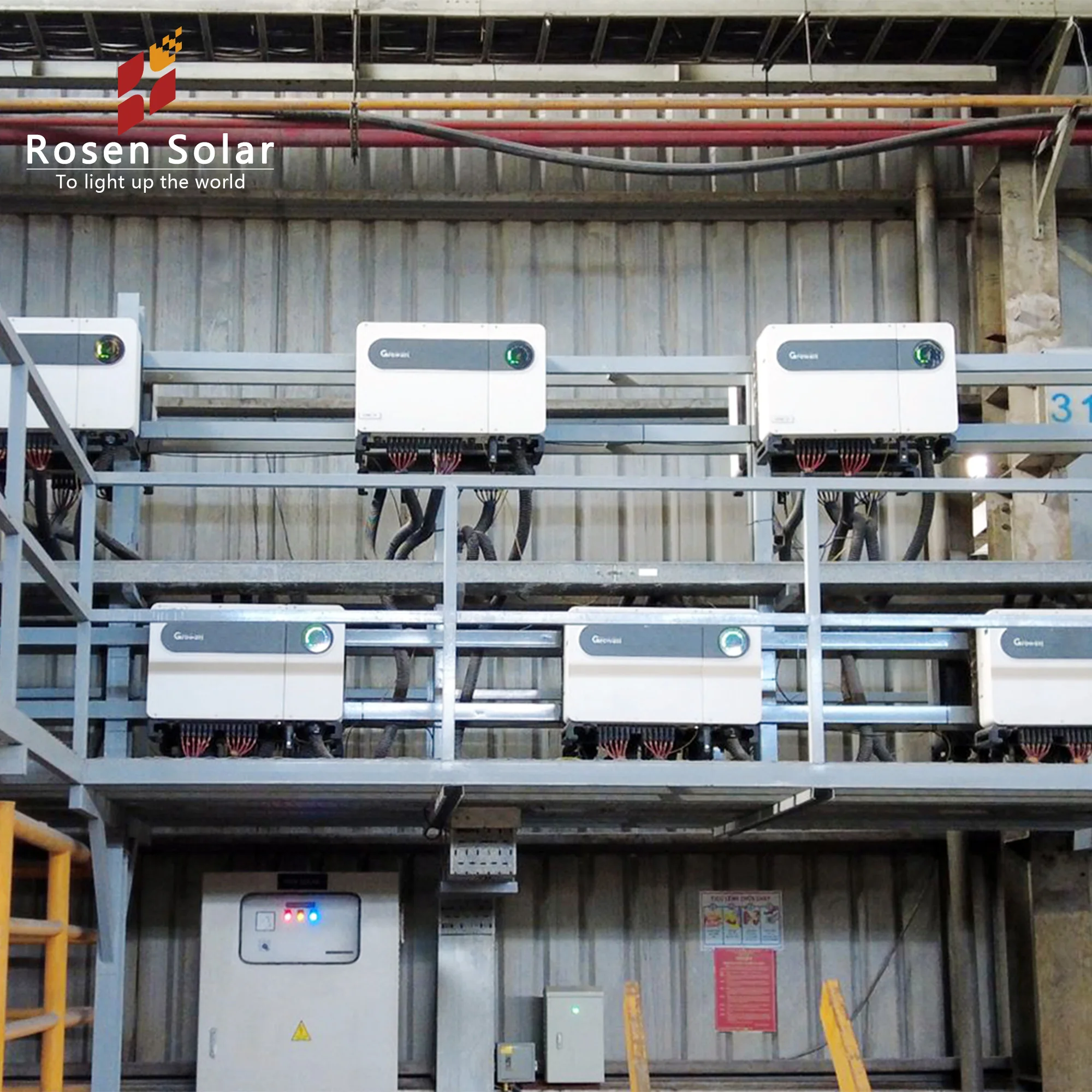 Renewable Energy on Grid Solar Power System Ground Installation Pv Solar 100kw 125kw 150kw 300kw System