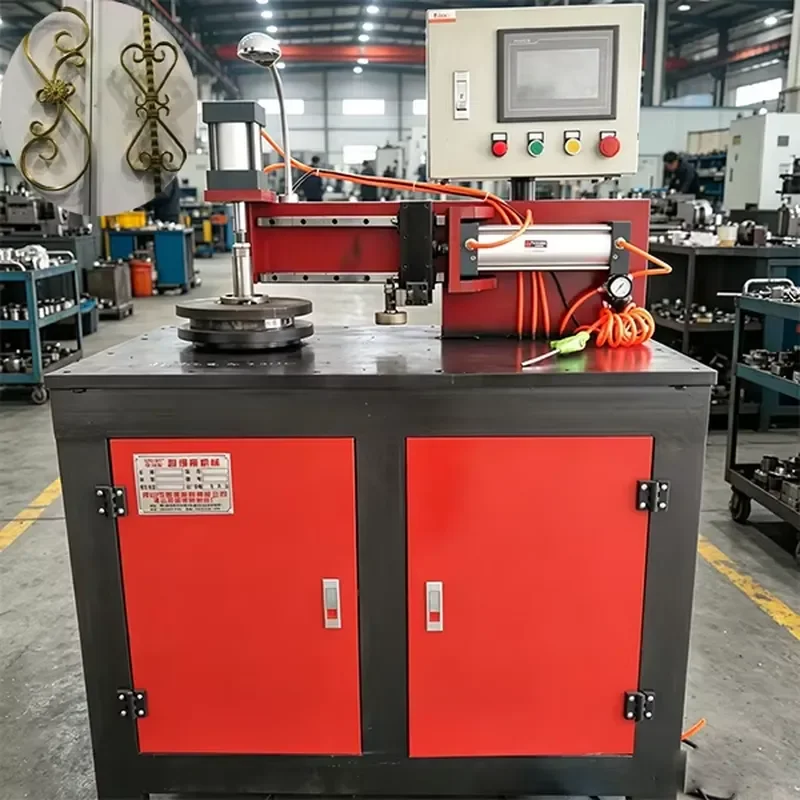 CE Certification 650 mm Working Table Gate Fence Decorative Ornamental Iron Working Machinery Efficient CNC Metal Scroll