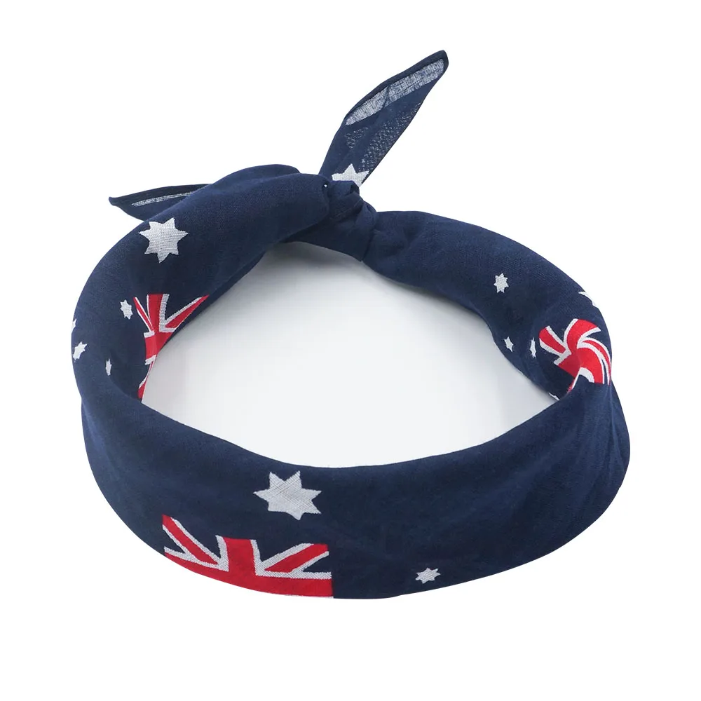 Bandana con bandera de Australia para hombre y mujer, Bandana de algodón 100%, para correr, ciclismo, pañuelo con bandera australiana, Bandana de Hip Hop