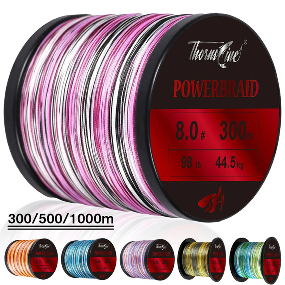 

ThornsLine 3000M Braided Fishing Line X8 1000m Drag 16~62Lb Japanese PE Line for Freshwater Saltwater Fishing Accessories Pesca