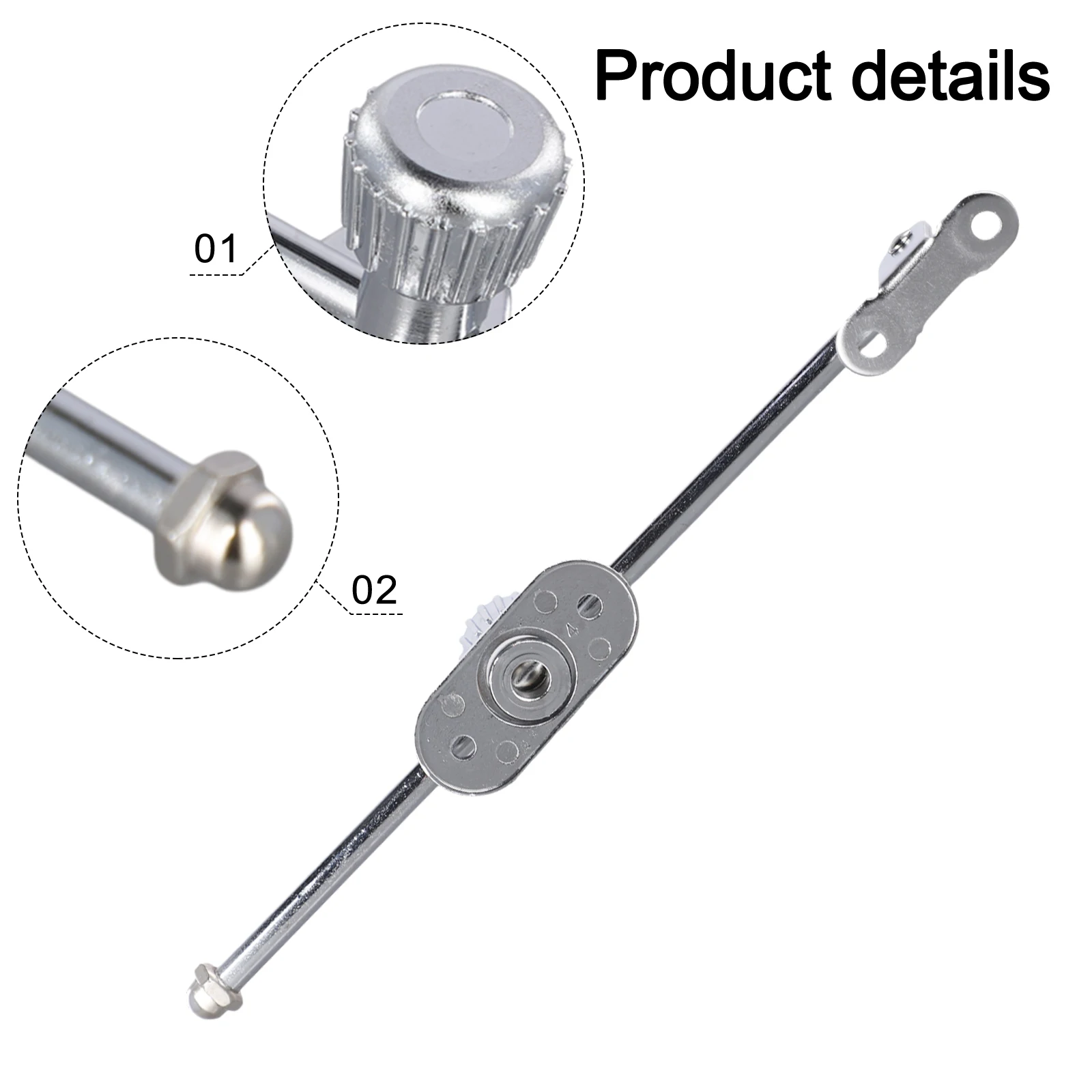 Cabinet Support Hinge Stay Lifting Mechanism Support For Doors Silver Floor Door Support Strut System Furniture