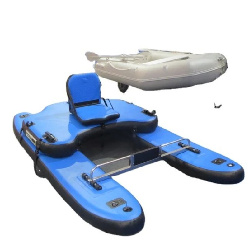 Double Deck Inflatable Fishing Boat Drop Stitch Material Inflatable Boat