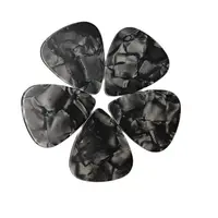 Púas de guitarra de celuloide Black Pearl sin impresión a bajo precio 100 piezas