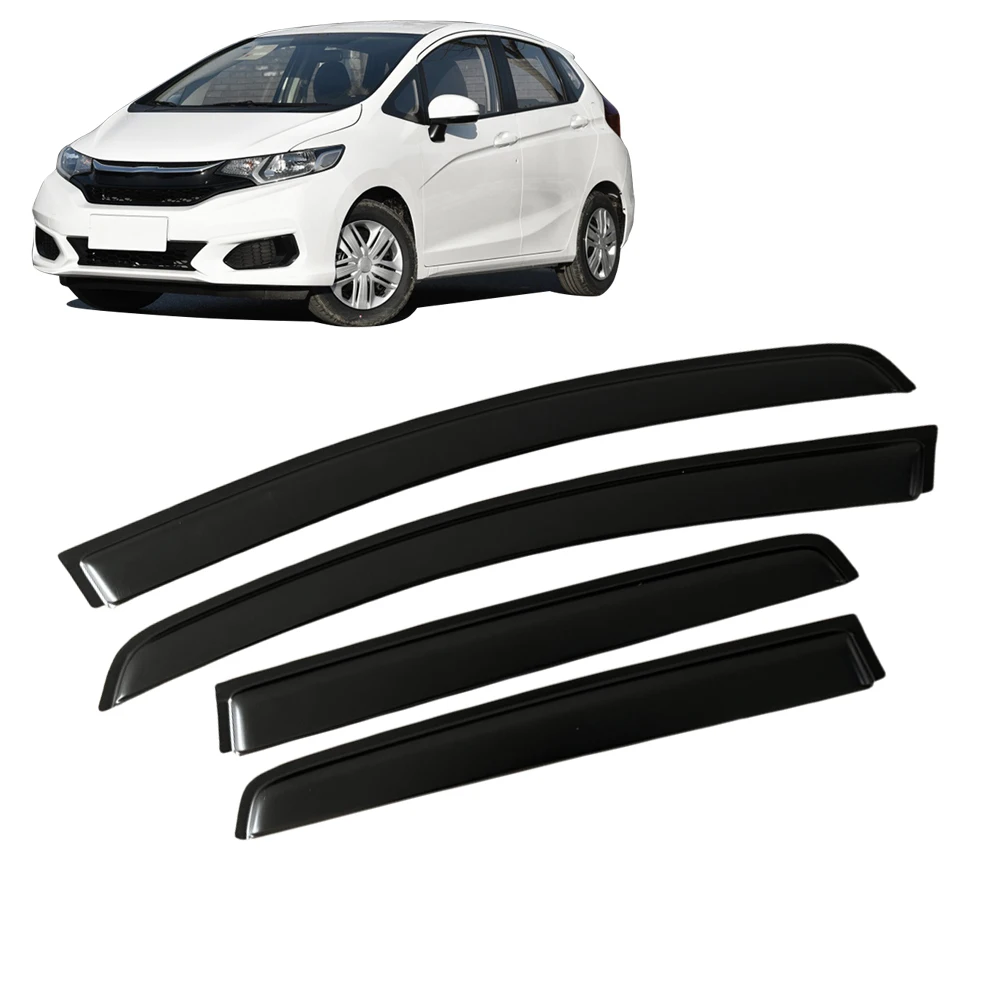 

Window Visor for Honda FIT JAZZ 2015 2016 2017 2018 2019 Wind Deflectors Rain Guards Door Visor Vent Shades Ventvisor Sun Rain
