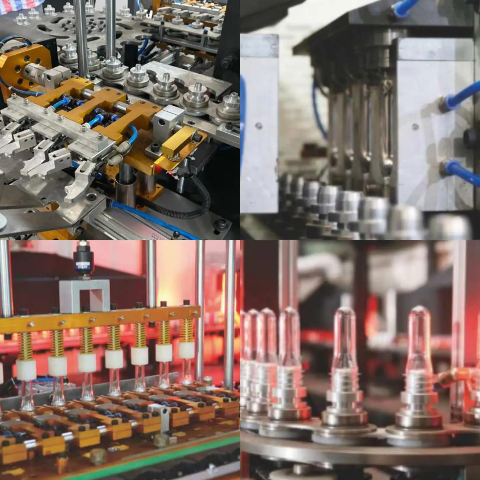 تخصيص آلة نفخ الزجاجات الأوتوماتيكية بالكامل المتينة سعة 5 لتر مناسبة لمعدات زجاجات PET