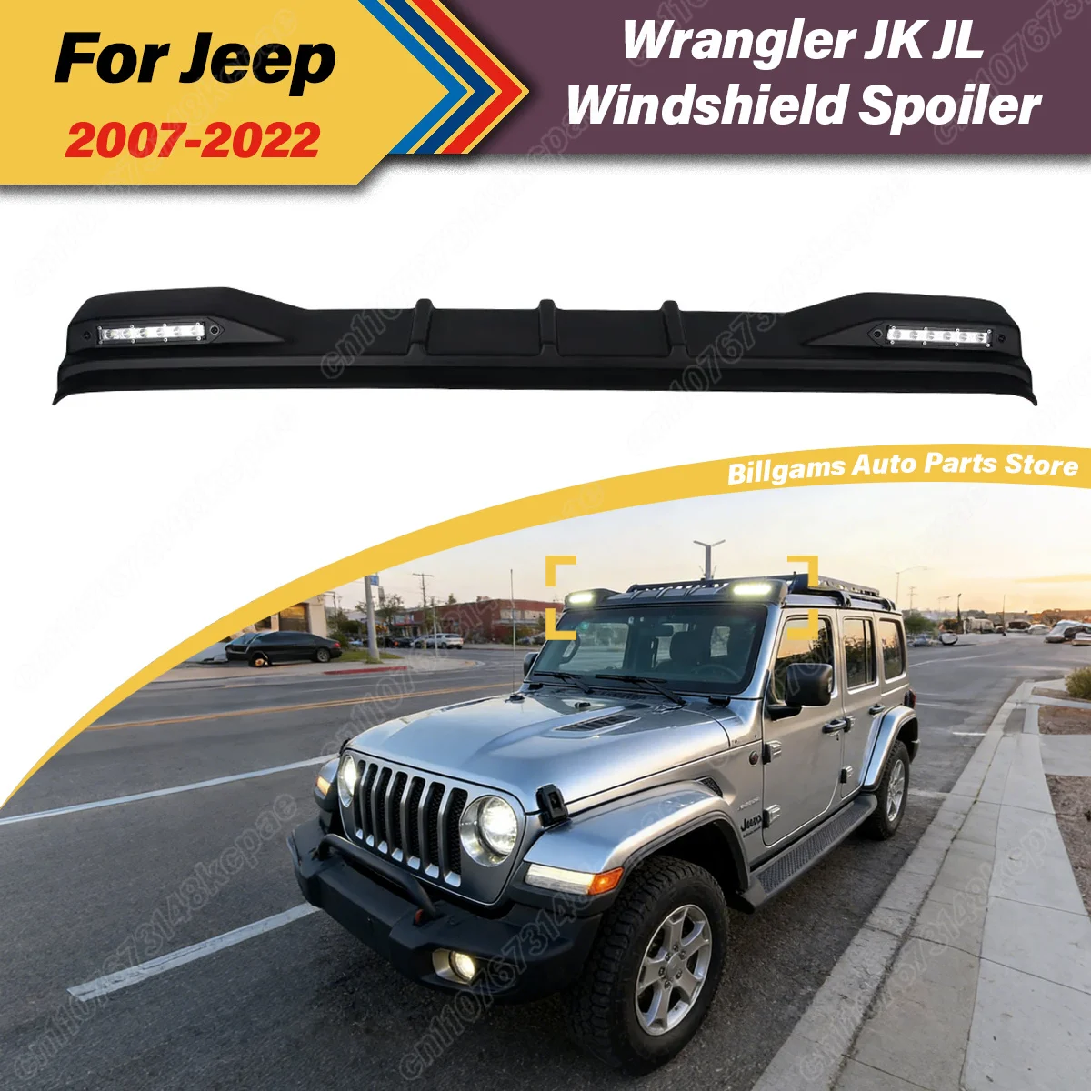 For JEEP Wrangler JK JL 2007 2008 2009 2010 2011 2012 2013 2014 2015 2016 2017 2018 2019 2020 2021 2022 Car Sandstone Barrier