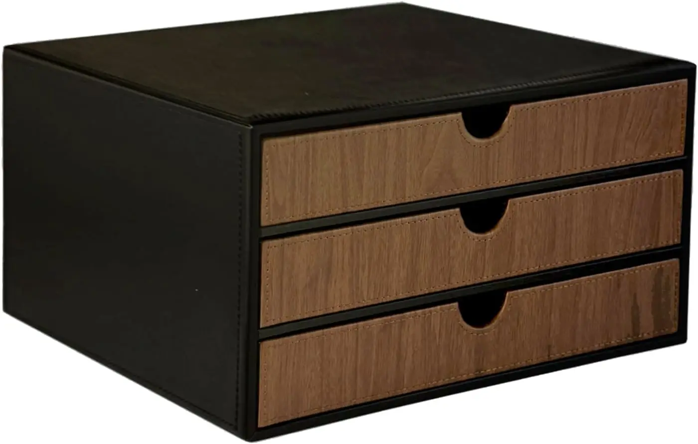 

Шкаф для документов с 3 ящиками под дерево, настольный органайзер для документов для хранения в офисе и дома