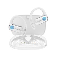 Wooask F56 Language Translator Earbuds,Open-ear Voice Translation Headphones,144 Languages with 8 Offline Package,98% Accuracy