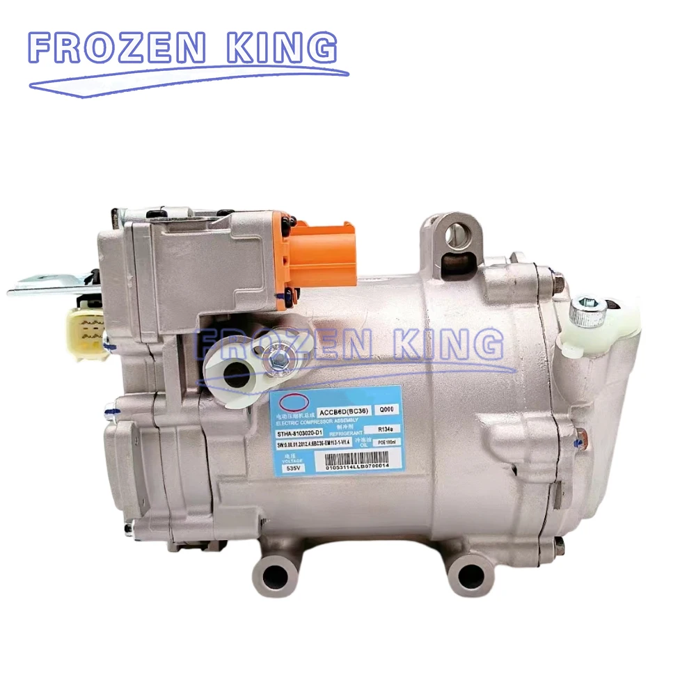 

Car Air Conditioning Compressor for BYD Model:BC36 OEM:STHA-8103020-D1 STHA8103020D1 535V Auto AC Compressor