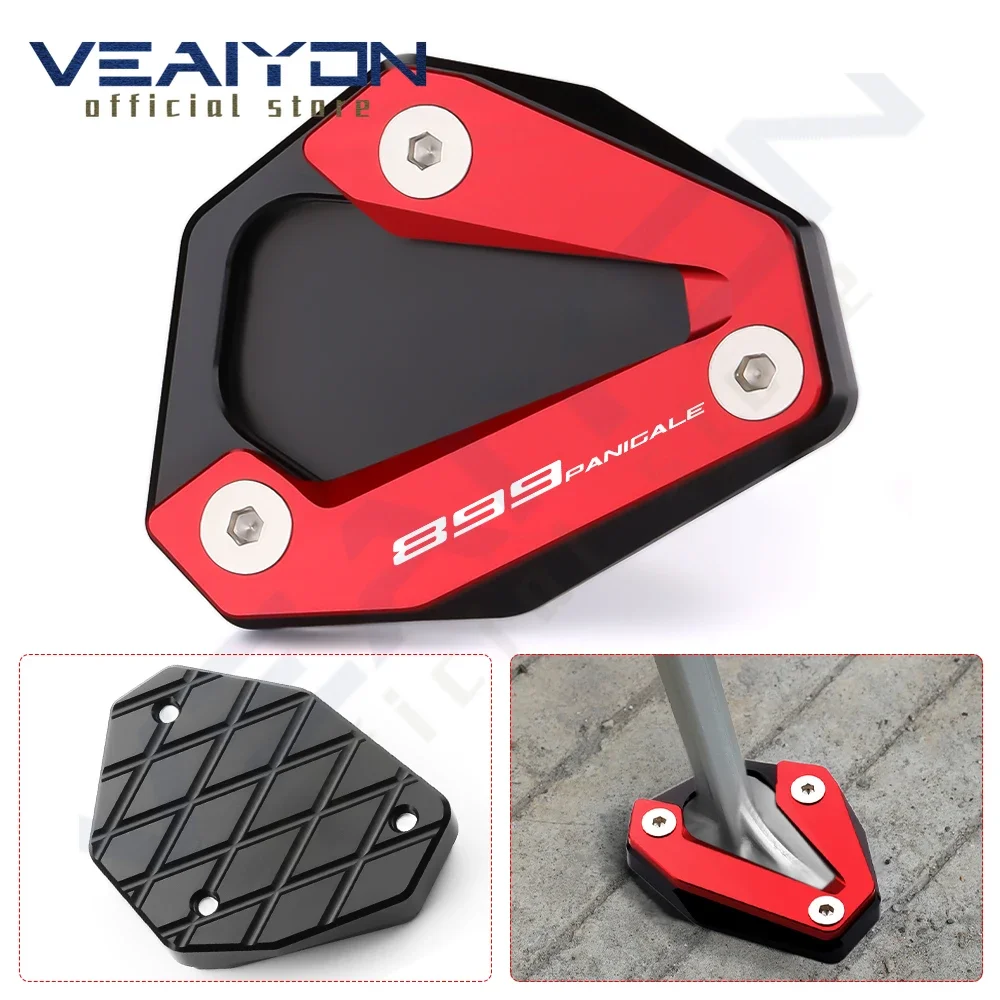 

For DUCATI 899PANIGALE Panigale 959 1199 1299 V2 Motorcycle Accessorie Foot Kickstand Side support Stand Enlarge Extension Plate