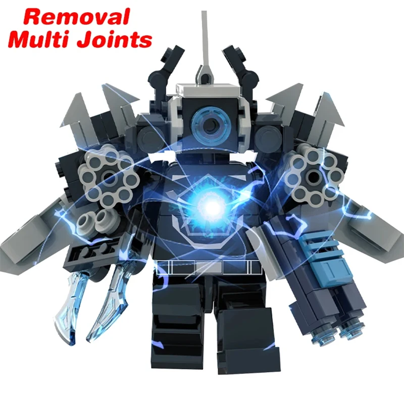 Nouveau Skibidi toilette TVman Multi joint Mini figurines blocs de construction TVman Speakerman caméraman modèle jouets pour enfant cadeau