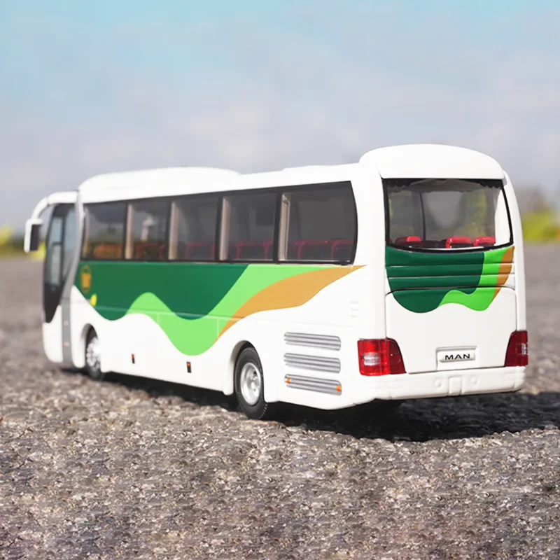 Diecast schaal 1:42 MAN R41 bus legering automodel eindproduct simulatie speelgoedcollectie geschenk statische weergave