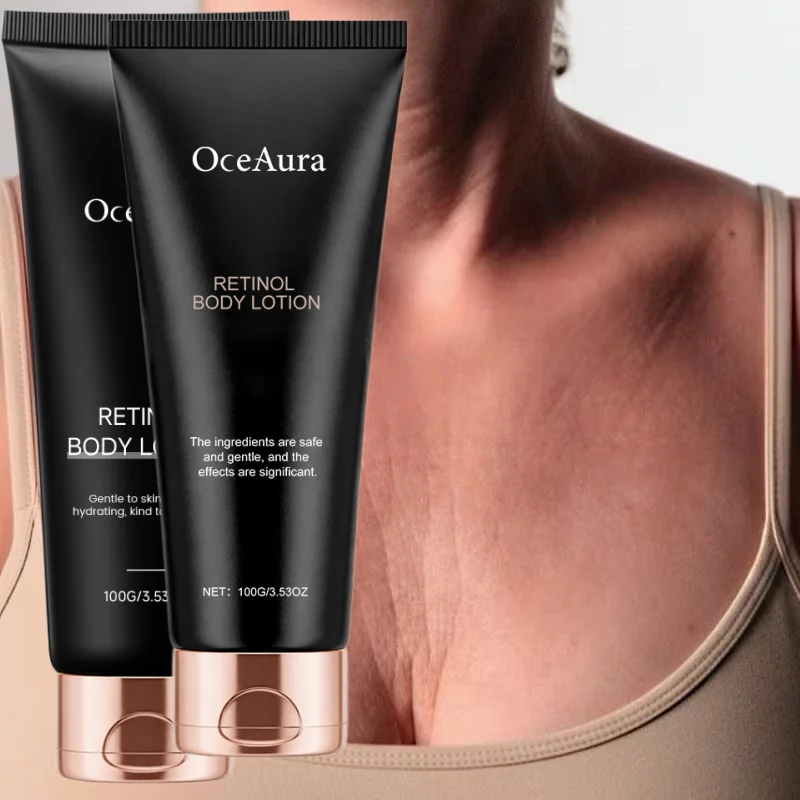 Retinol Body Lotion 100g Deep Hydrating Body Moisturizer Anti-Aging Skin Brightening Smooth Rough Crepey Skin Keratosis Pilaris KP Relief Firming Nourishing Gentle Anti-Wrinkle Hydration Lotion Fast Absorbing Daily Body Care Winter&Fall Essential
