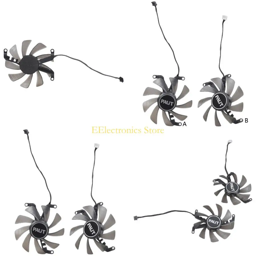 B03C GA91S2U VGA Fan for PALIT 2070 2060 1660 1660 Ti Graphics Card Cooling Fan 4Pin 12V