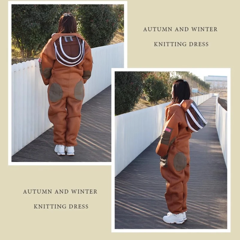 3D Air Cotton Bee Suit Anti-bee, Honey-taking and bee-breathing special thickening full set of one-piece anti-bee suit full set