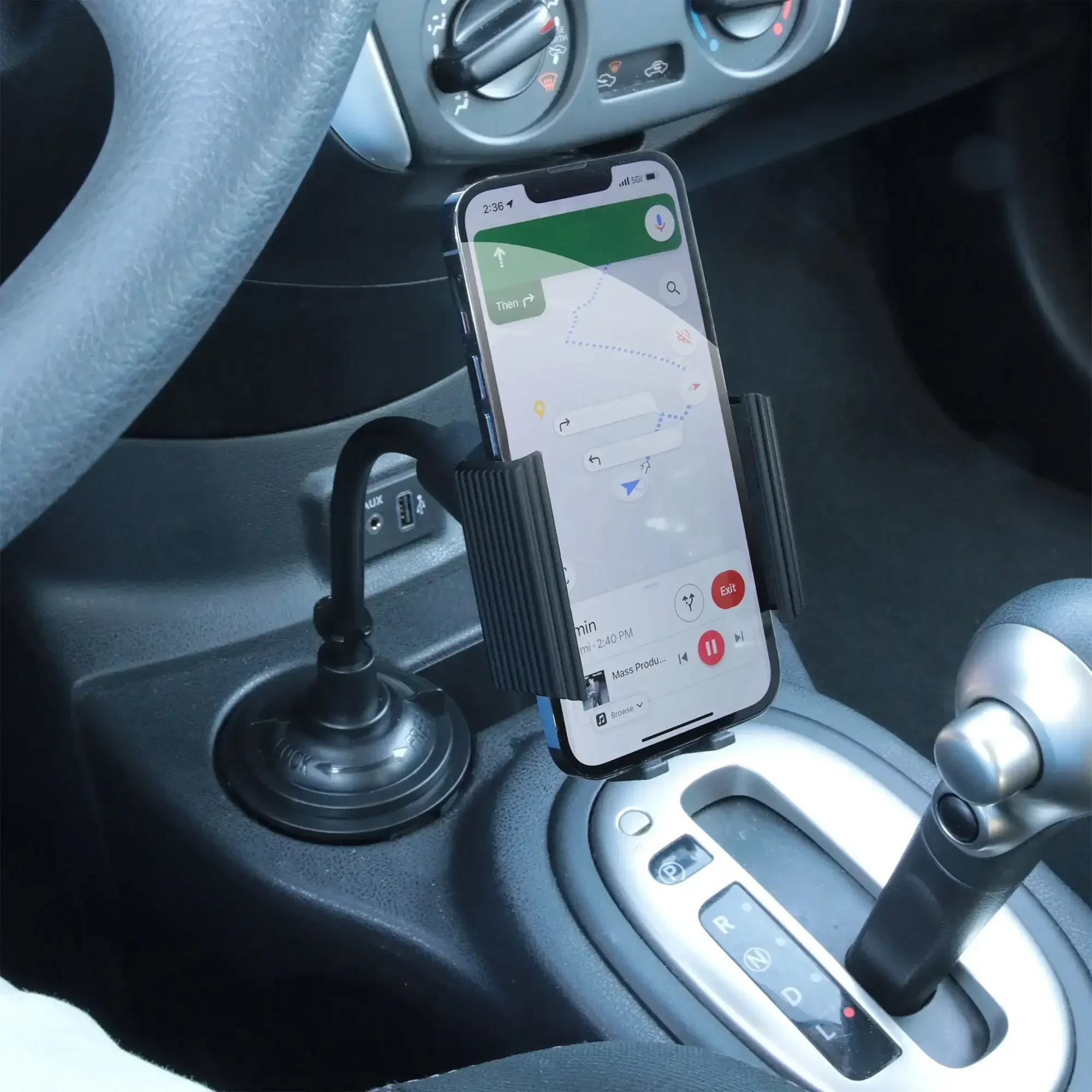 

Универсальный автомобильный держатель для телефона 7-в-1 — крепление на чашку/вентиляционное отверстие/накладку на лобовое стекло с регулируемой шаровой головкой для навигации и вождения без помощи рук