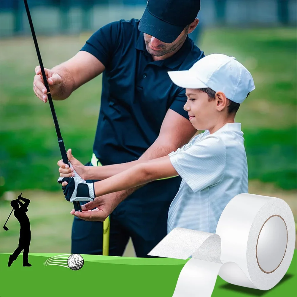 Double Sided Golf Grip Tape Golf Club Gripping Adhesive Cuttable Grip Strip Tape Roll Waterproof Golf Grip Accessories