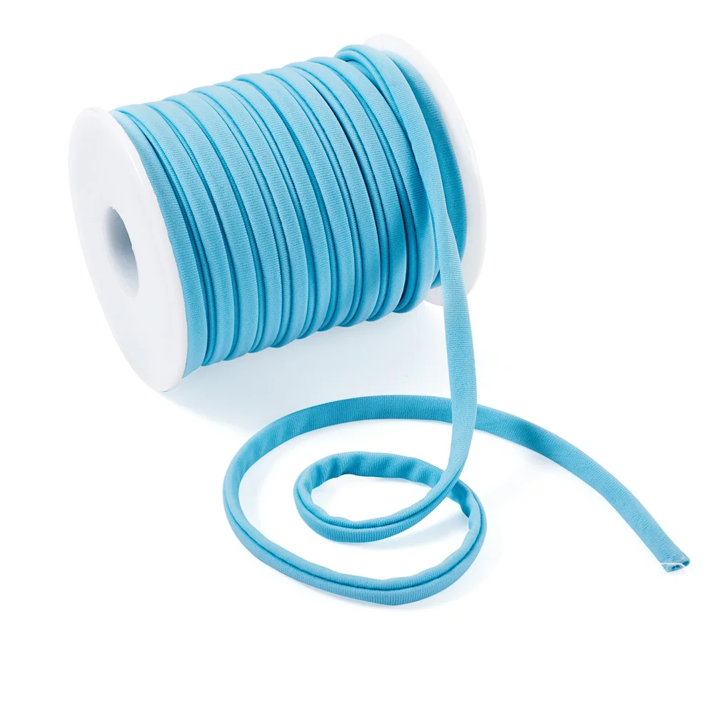 

20m/roll 5mm Soft Flat Nylon Cord String Elastic Thread for Bracelets DIY Beading Braided Jewelry Making Crafting Sewing