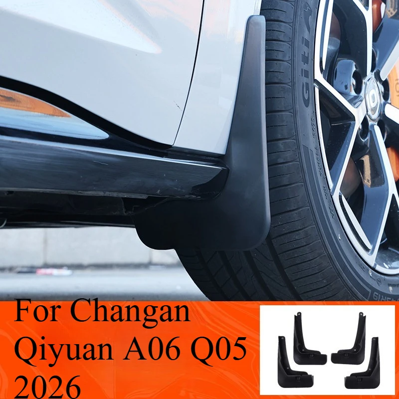 

For Changan Qiyuan A06 Q05 2026 Mud Flaps Splash Guards Front and Rear Wheel Mudguards Fenders Mud Flaps Kit