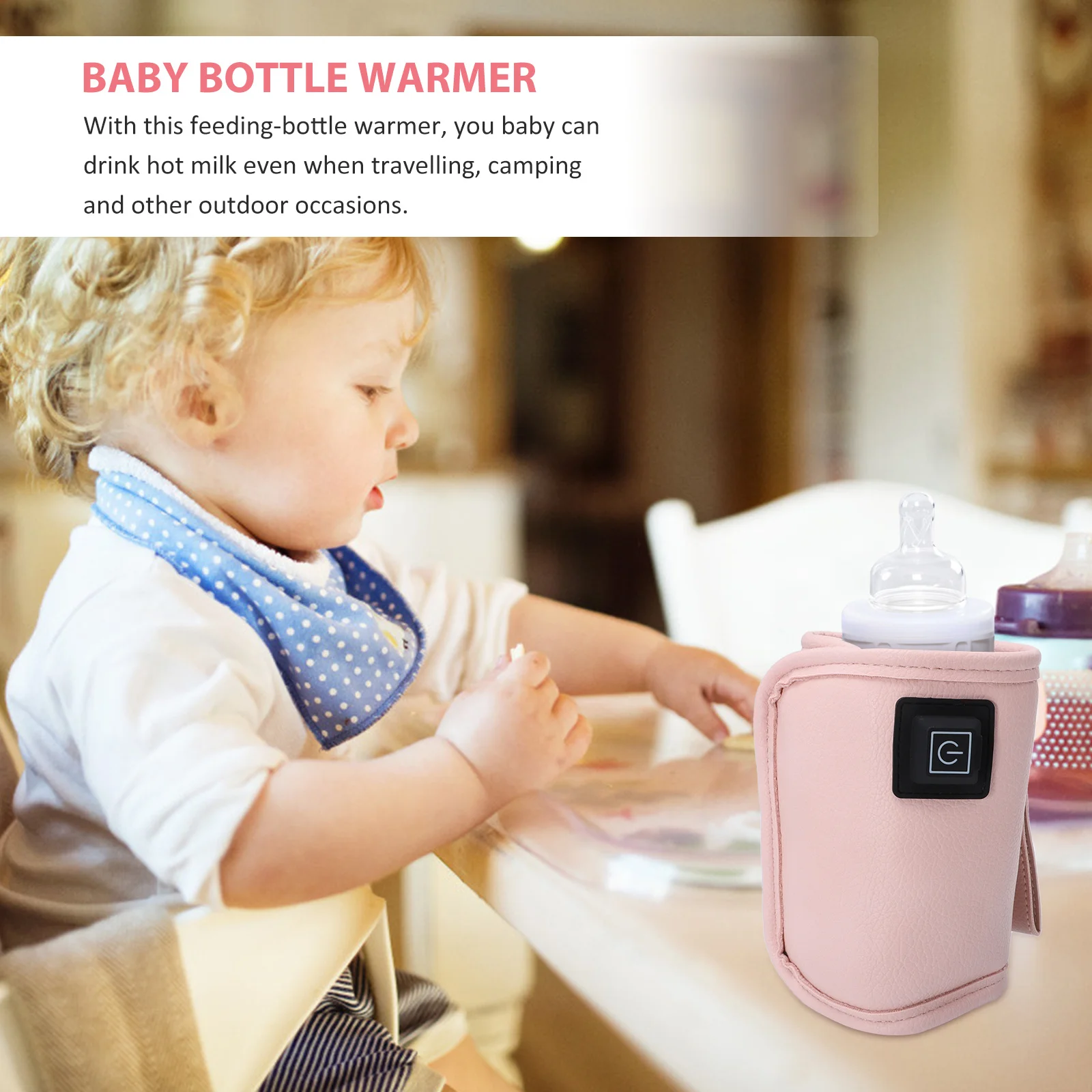 

1 комплект, 1 комплект, USB-подогреватель для детских бутылочек, портативный подогреватель молока, 3 регулируемые шестерни, автомобильный подогреватель для бутылочек для кормления, подогреватель для младенцев