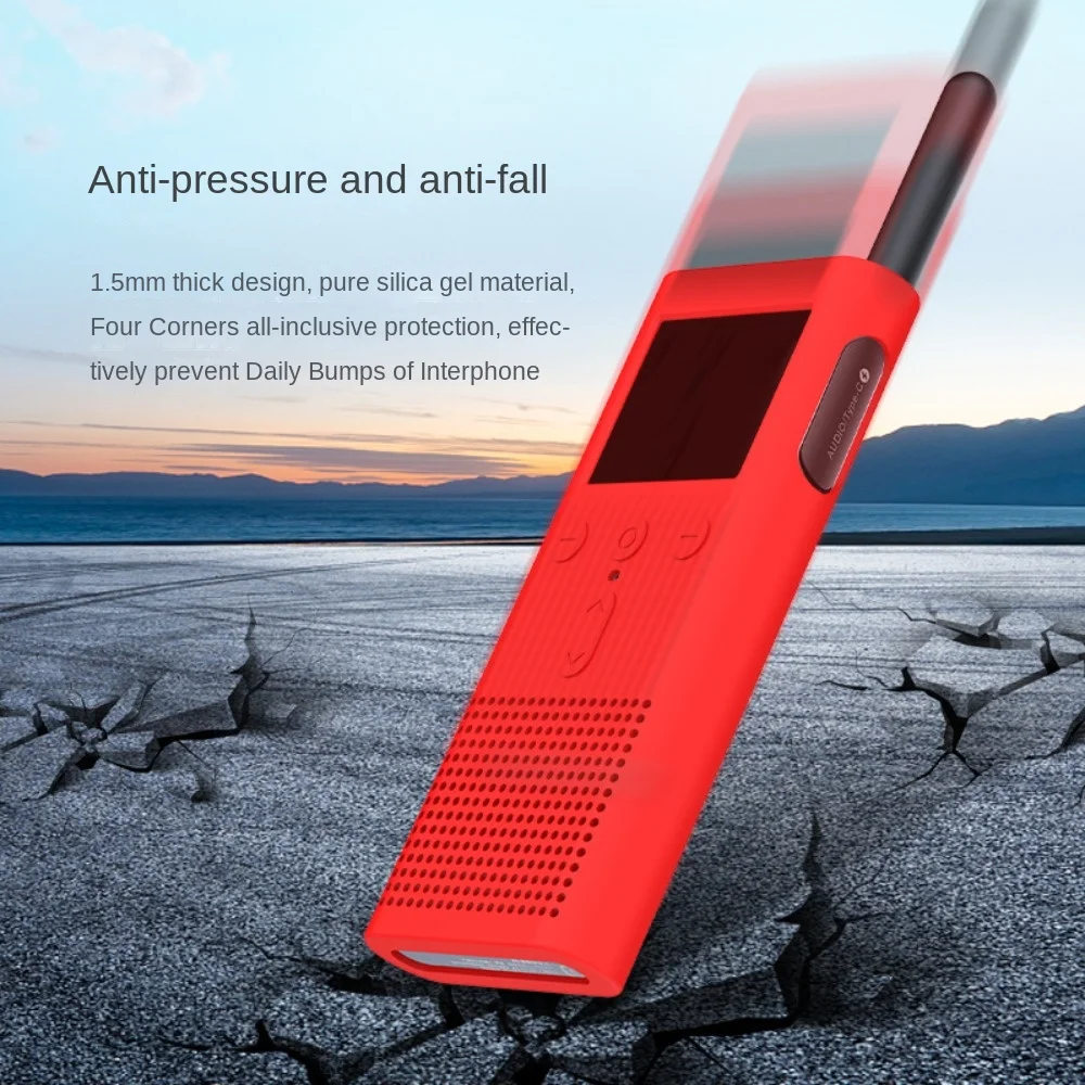 Silicone Soft Case Wear-resistant Anti-scratch Mobile Radio Skin Dustproof Fall Prevention for Xiaomi Walkie Talkie 2S