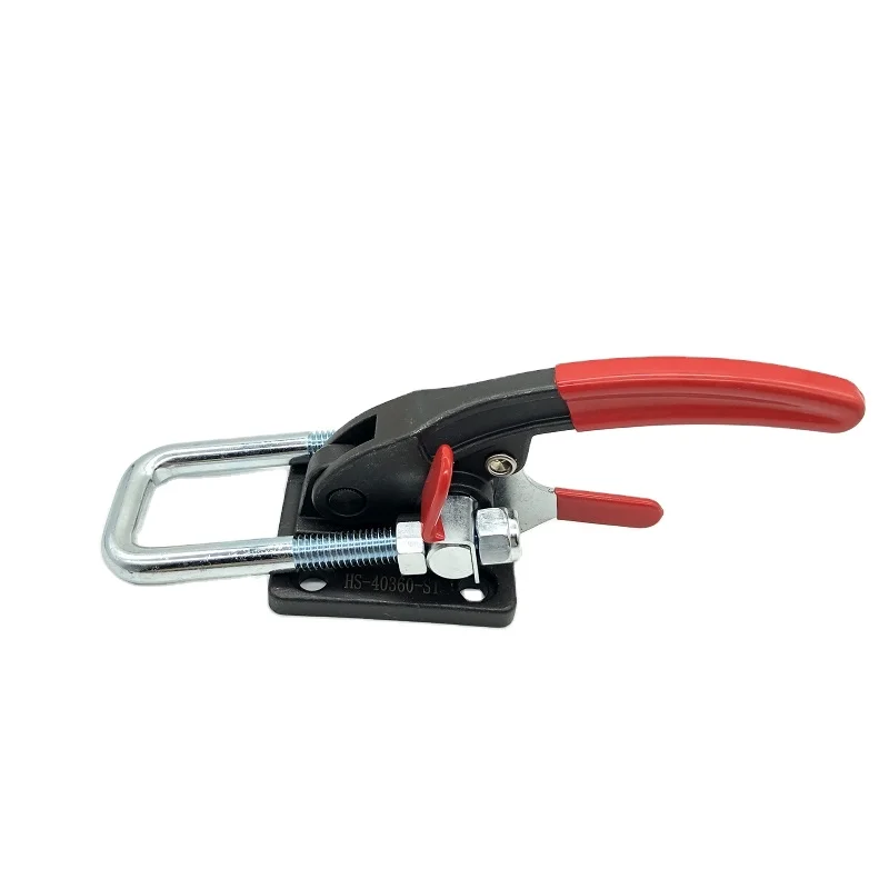 similar to 385-R Heavy duty Threaded U-hook Latch toggle clamp with Toggle lock plus for latching applications