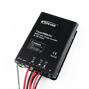 Epever LED 가로등 방수 컨트롤러, LED 드라이버 포함, Lifepo4 Mppt 충전 제어, 12, 24VDC, 자동 10A
