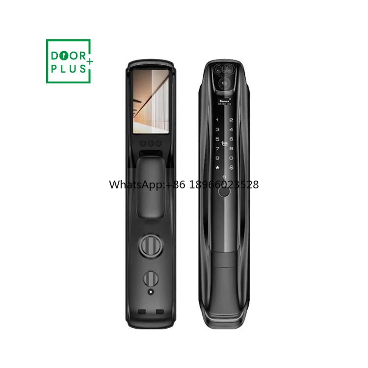 

Doorplus Remote Control High Security Face Recognition Smart Door Lock, Smart Fingerprint door lock, Smart Door Lock Camera