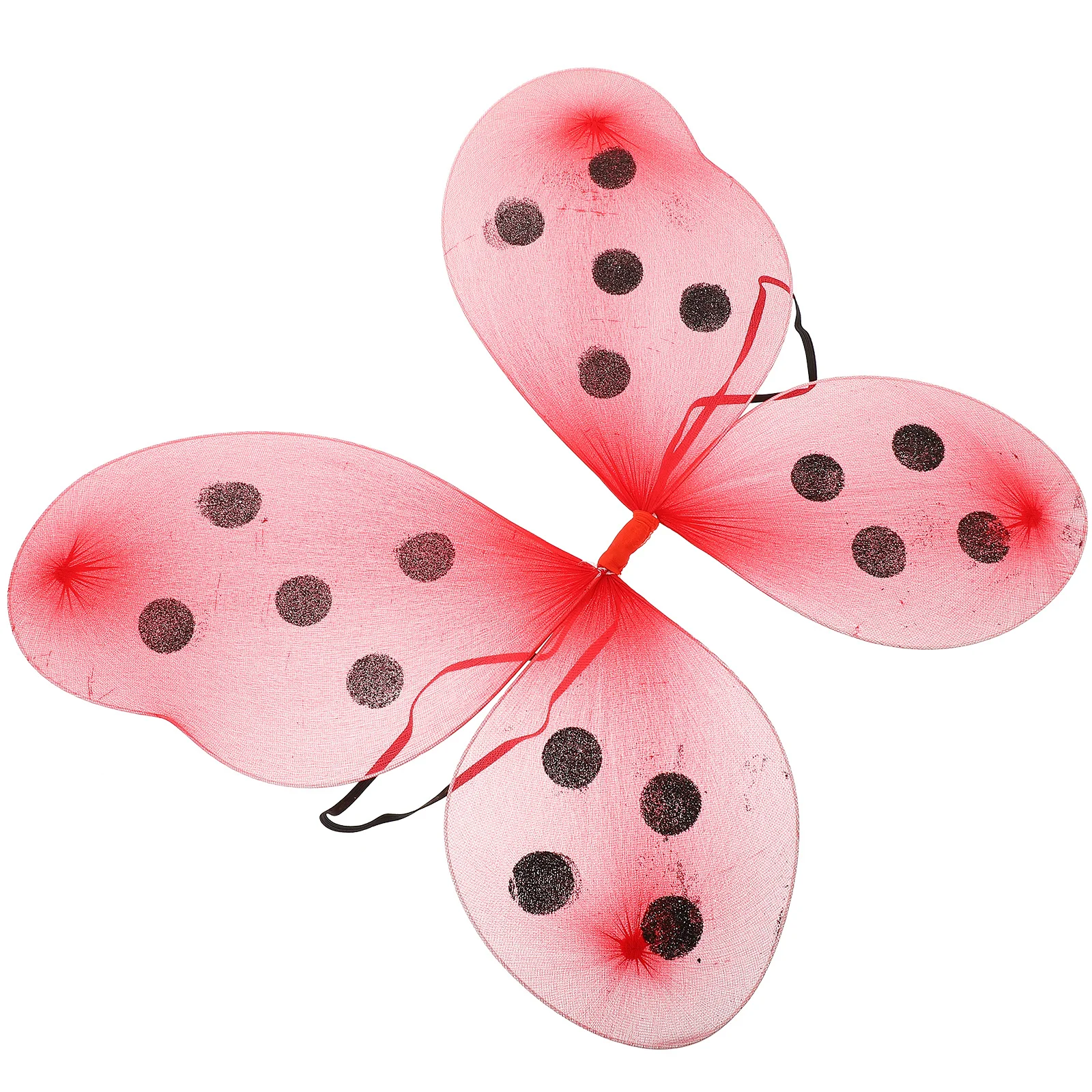 Ladybug Wings Cosplay Prop Lightweight Comfortable Premium Material for Girls Dress Up Performance Party Ladybug Costume Wing