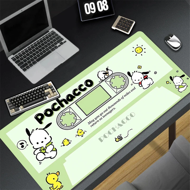 Kawaii Cartoon Dogs Mouse Pad XXL PC Anime Gamer Cabinet Keyboard Rug Laptop Pochacco Gaming Extended Desk Mat Mousepad Carpet