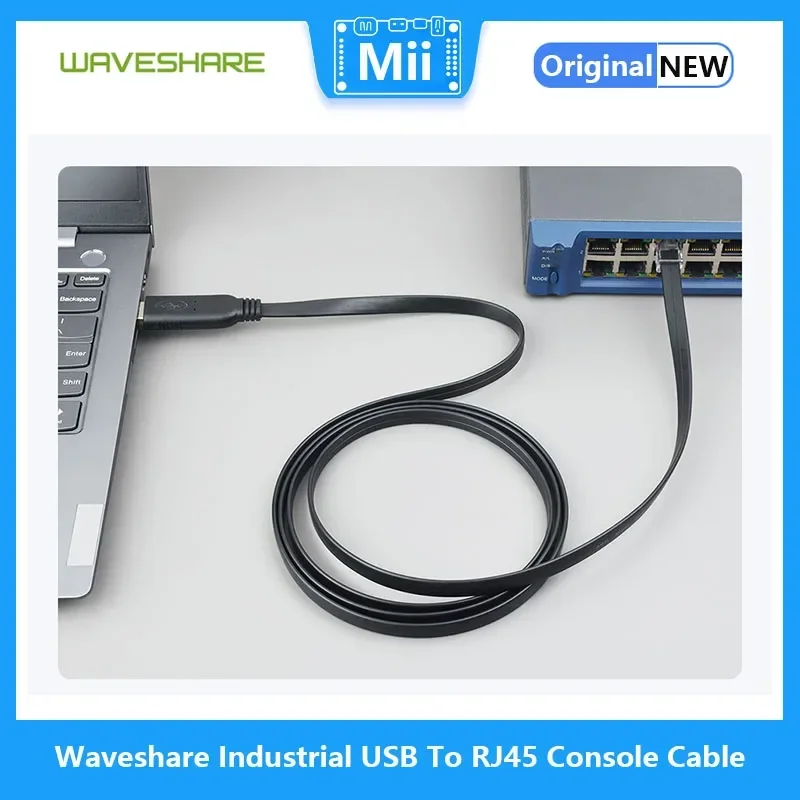 1/2/3pcs/lot Waveshare Industrial USB To RJ45 Console Cable USB Type A to RJ45 Console Male Port Original FT232RL Chip Cable1.8m