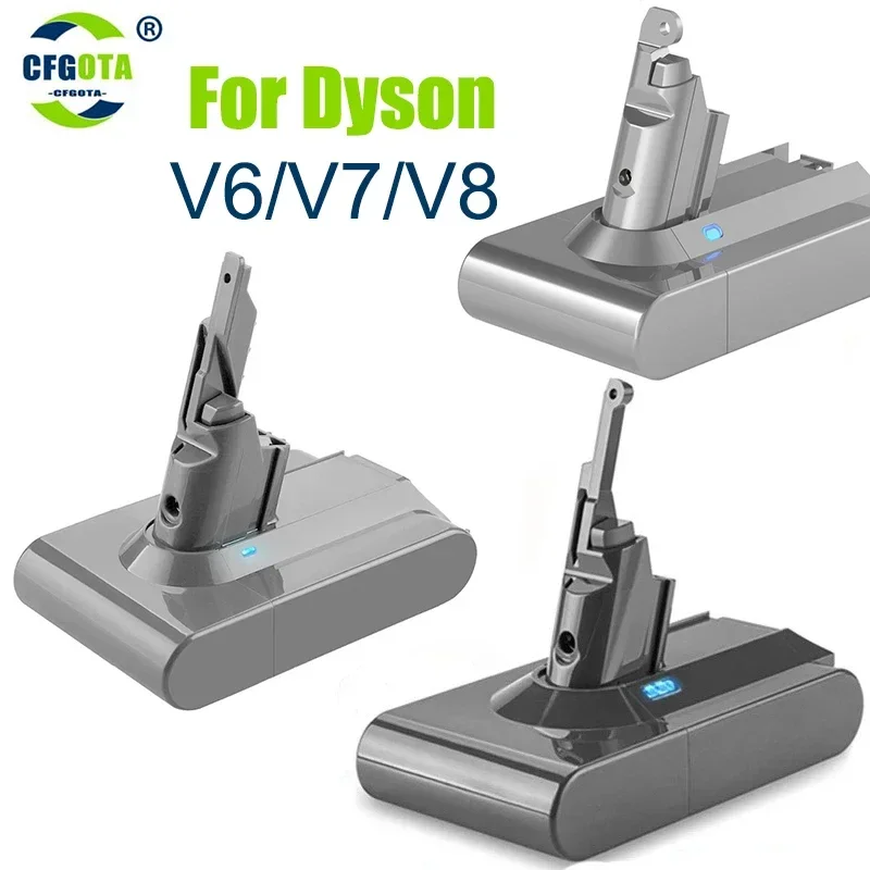 

21.6V For Dyson Battery V6 V7 V8 SV09 SV11 SV10 SV12 DC59 Absolute Fluffy Animal Pro Vacuum Cleaner Rechargeable Batteries