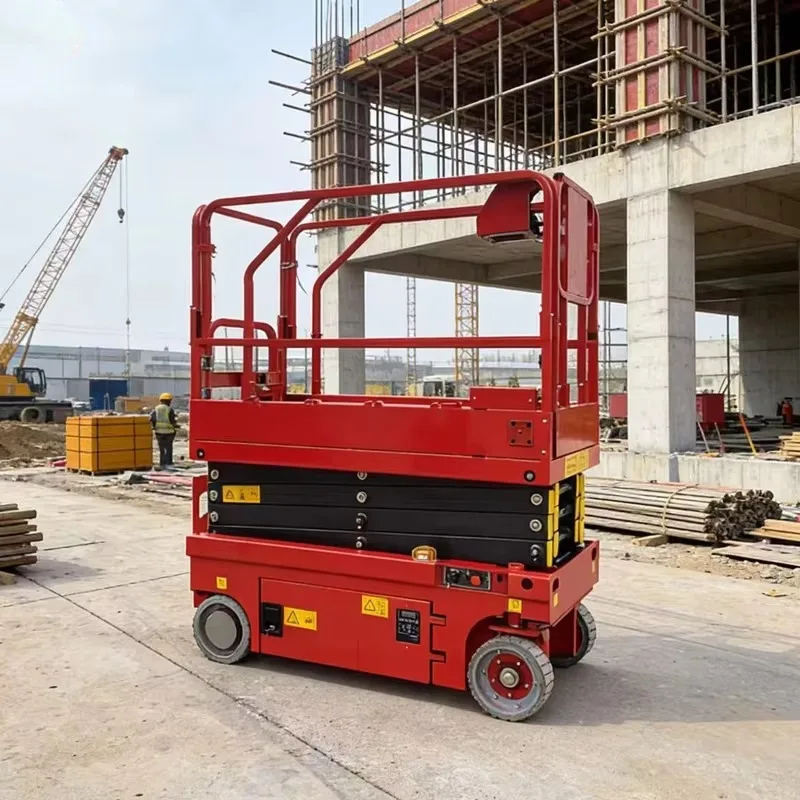12m 14m 16m Flexible Safety Rail High-altitude Stable Base  Electric Scissor Lift Tables  Scissor Lift view 4