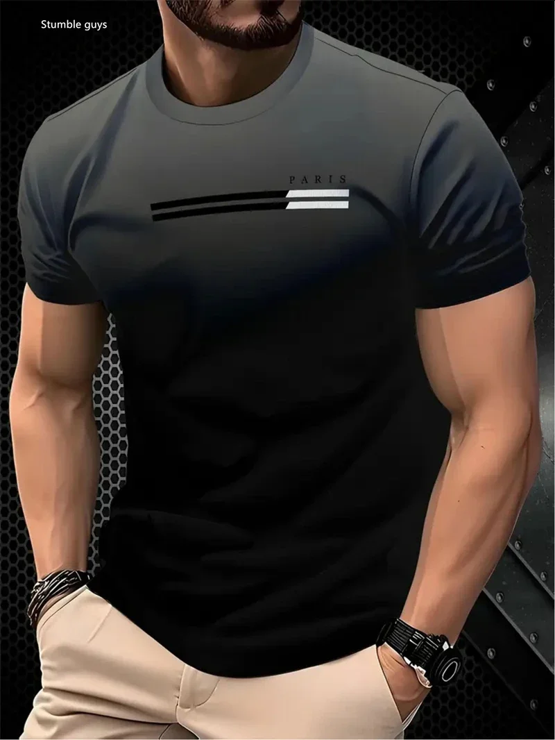 Herren-T-Shirt in großen Größen, modisch, Streetwear, Sommer, Anime-Grafik, locker, kurzärmelig, weich, bequem, Oversize-Jersey