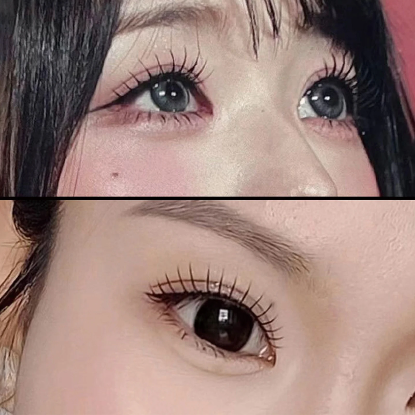 5 pares de cílios postiços transparentes naturais finos volume extensão de cílios curvados estilo coreano cílios para mulheres maquiagem diária