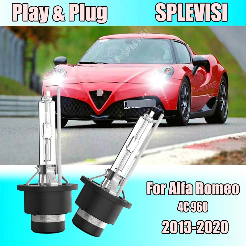 

2Pcs 35W D2S Xenon HID Light Bulb Car Headlight Auto Lamp 6000K For Alfa Romeo 4C 960 2013 2014 2015 2016 2017 2018 2019 2020
