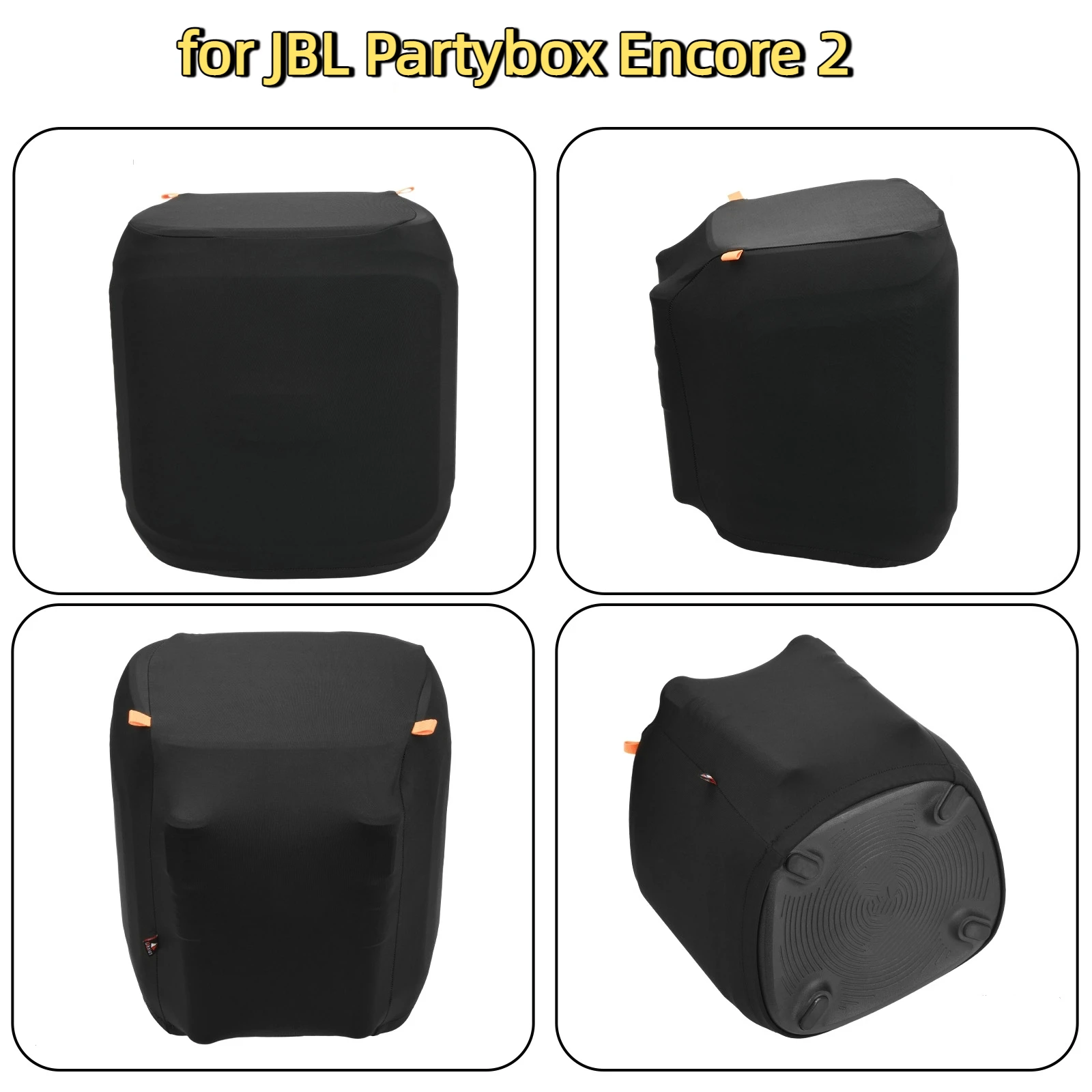 Нейлоновая ткань из лайкры, мягкий и эластичный пылезащитный чехол для JBL Partybox Encore 2, защита динамика, пылезащитный защитный чехол