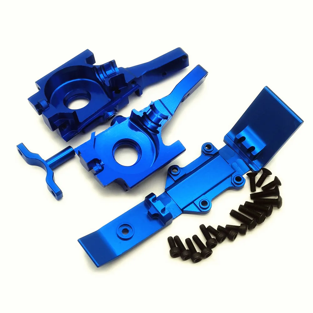 Aluminum Front Bulkhead Gear Box and Skidplate for Traxxas 1/16 Mini E-Revo Slash Summit 7030X 7043 7037