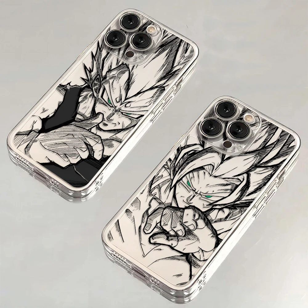 Comics D-Dragons Balls Saiyans Phone Case For Samsung S25 S24 S23 S22 S21 S20 FE Note20 Note10 Plus Ultra Lite 5G Clear Soft