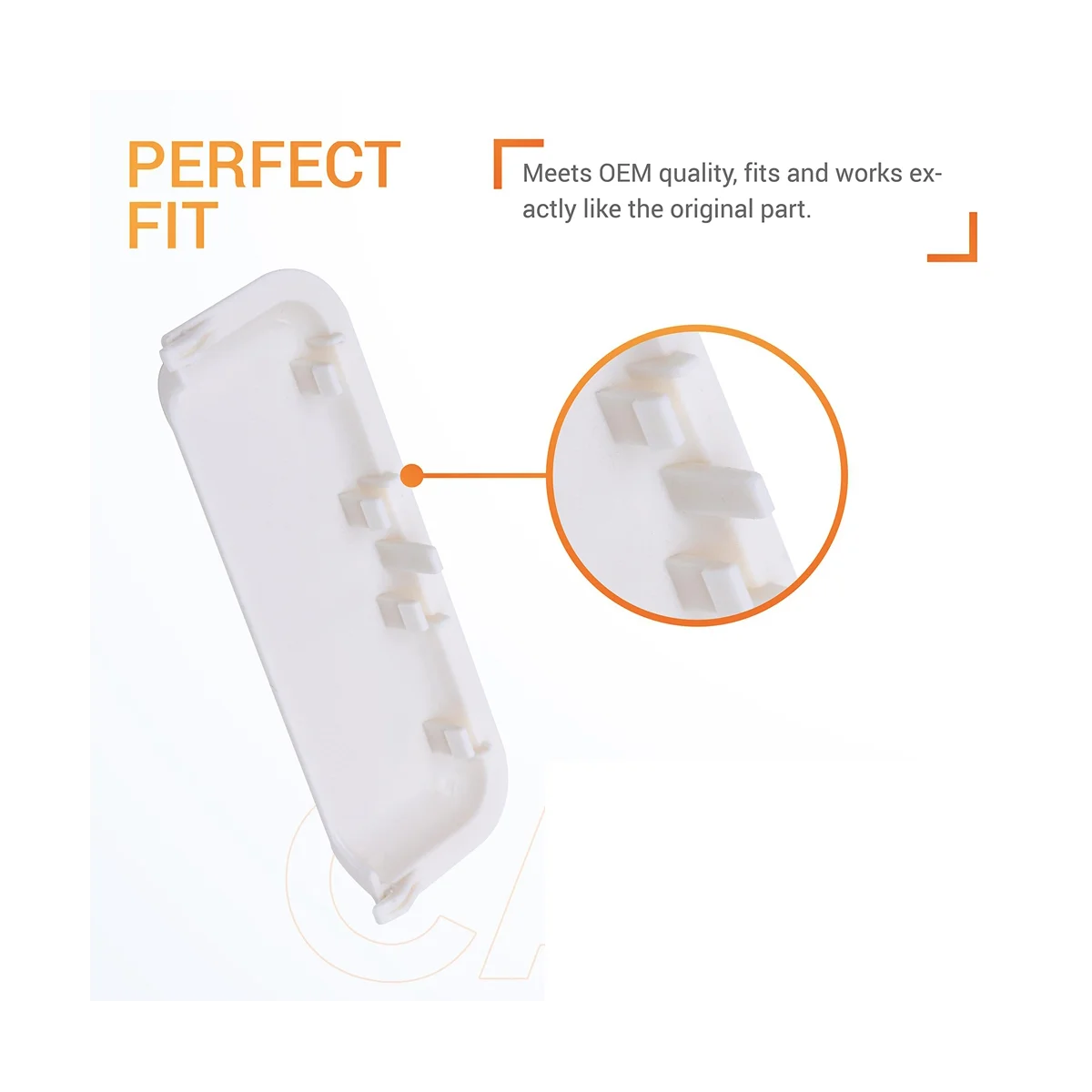 4 pezzi adatto per W10861225 W10714516 sostituzione maniglia porta asciugatrice ap599398 PS11731583